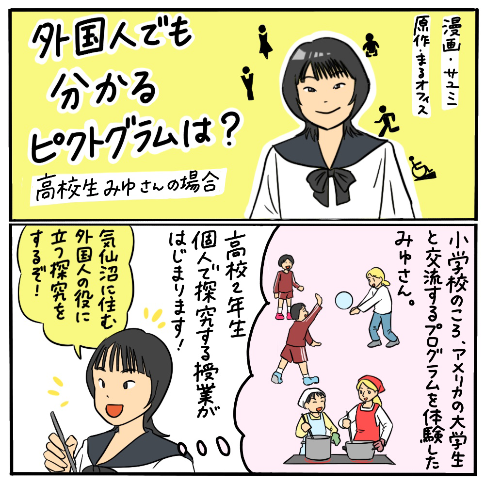外国人でも分かるピクトグラムは？ その01