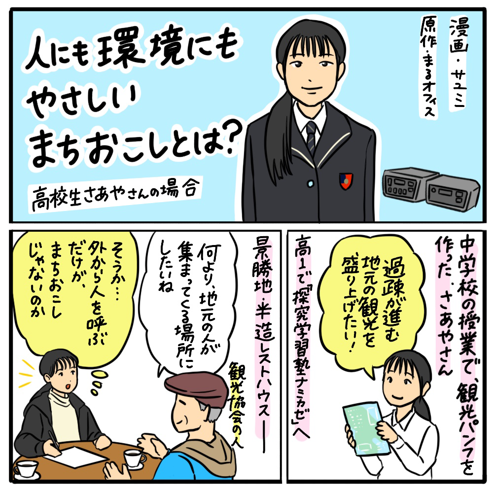 人にも環境にもやさしいまちおこしとは？ その01